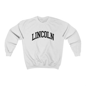 Lincoln Nebraska Unisex Collegiate Lincoln Crewneck