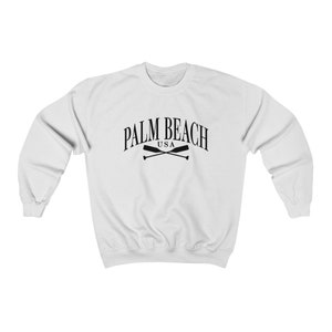Palm Beach Florida Sweatshirt Unisex Palm Beach Crewneck