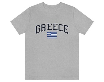 Greece Unisex T-Shirt Greek Flag Shirt