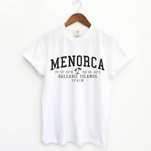 Menorca Spain Comfort Colors T-Shirt Menorca Shirt