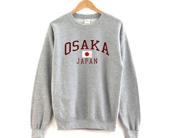 【美品】ALL OSAKA スエット、Tシャツ Osaka Japan Sweatshirt Unisex Osaka Crewneck - Etsy