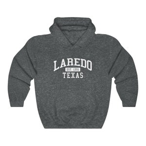 Laredo Texas Collegiate Style Sweatshirt Unisex Laredo Hoodie