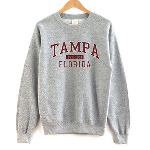 Tampa Florida Sweatshirt Unisex Tampa Crewneck