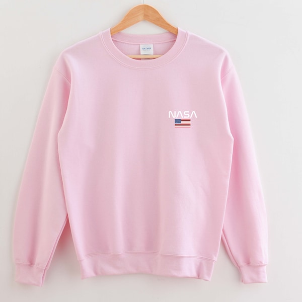 Sweat-shirt de la NASA / Sweat-shirt du drapeau américain de la NASA / Sweat-shirt unisexe de la NASA