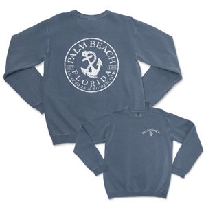 Palm Beach Florida Comfort Colors Crewneck Sweatshirt