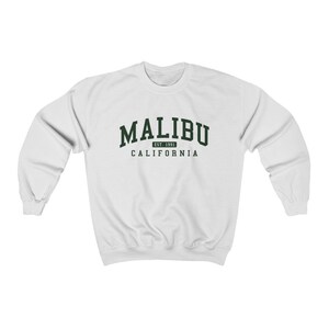 Malibu California Unisex  Malibu Crewneck