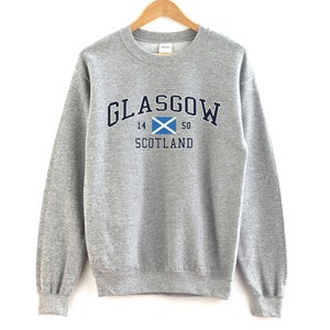 Glasgow Scotland Sweatshirt Unisex Glasgow Crewneck
