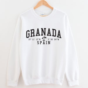 Granada Spain Crewneck Sweatshirt Granada Crewneck