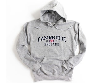 Pull Cambridge Université Unisexe avec Écusson