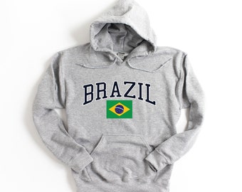 Brazil Hooded Sweatshirt Brazil Hoodie