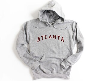 Atlanta Georgia Hooded Sweatshirt  Unisex Atlanta Hoodie