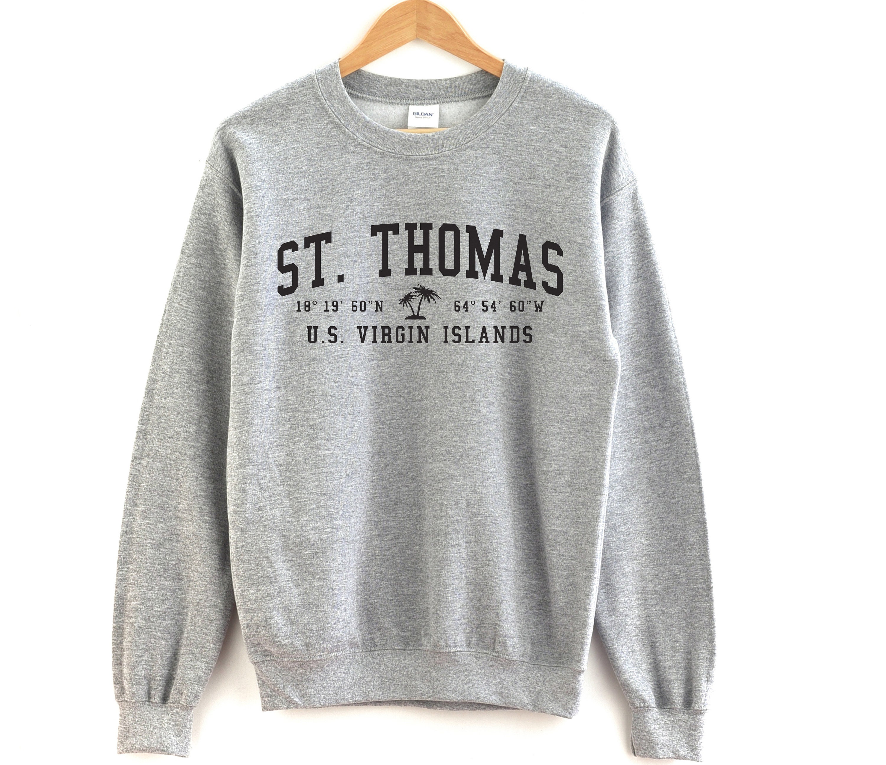 St. Thomas U.S. Virgin Islands Crewneck Sweatshirt St. Thomas 