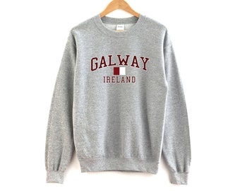 Galway Ireland Sweatshirt Unisex  Galway Crewneck