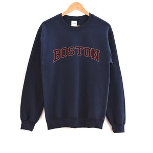 Boston Massachusetts Sweatshirt  Unisex Boston Crewneck