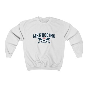 Mendocino California Sweatshirt Mendocino Unisex Crewneck