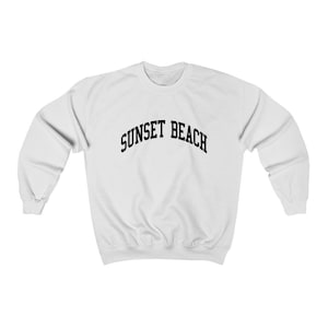 Sunset Beach California Sweatshirt Unisex Sunset Beach Crewneck