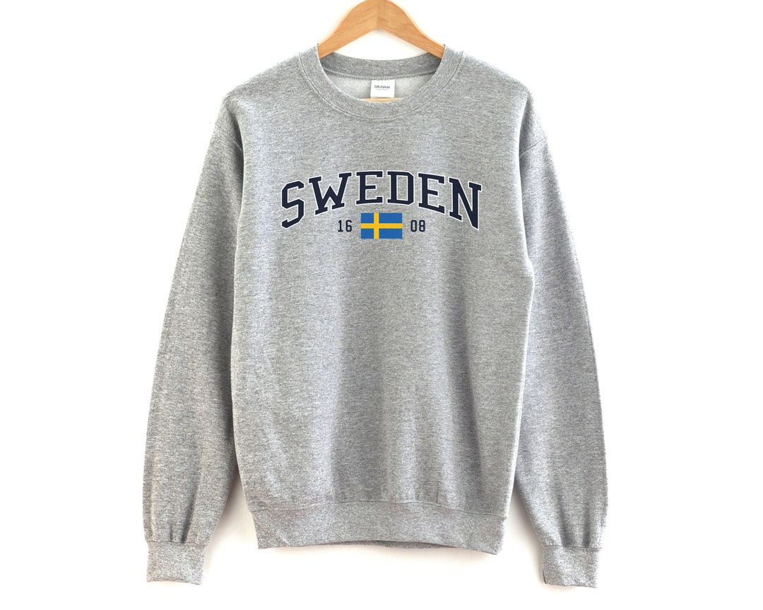 Sweden Sweatshirt Unisex Sweden Pullover Crewneck Canada