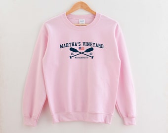 Martha's Vineyard Massachusetts Sweatshirt Unisex Martha's Vineyard Crewneck