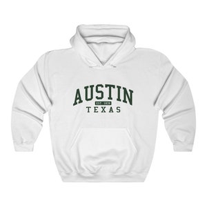 Austin Texas Sweatshirt Unisex Austin Collegiate Style Hoodie