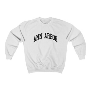 Ann Arbor Michigan Unisex Collegiate Ann Arbor Crewneck