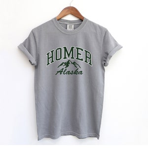 Homer Alaska T-Shirt Homer Comfort Colors Tee