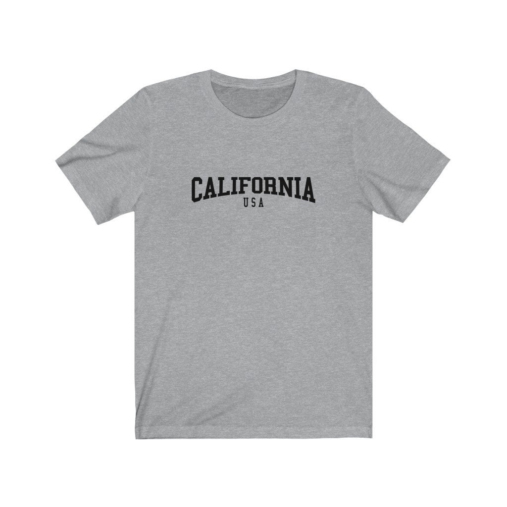 California TShirt Retro Styled Unisex California USA Shirt Etsy