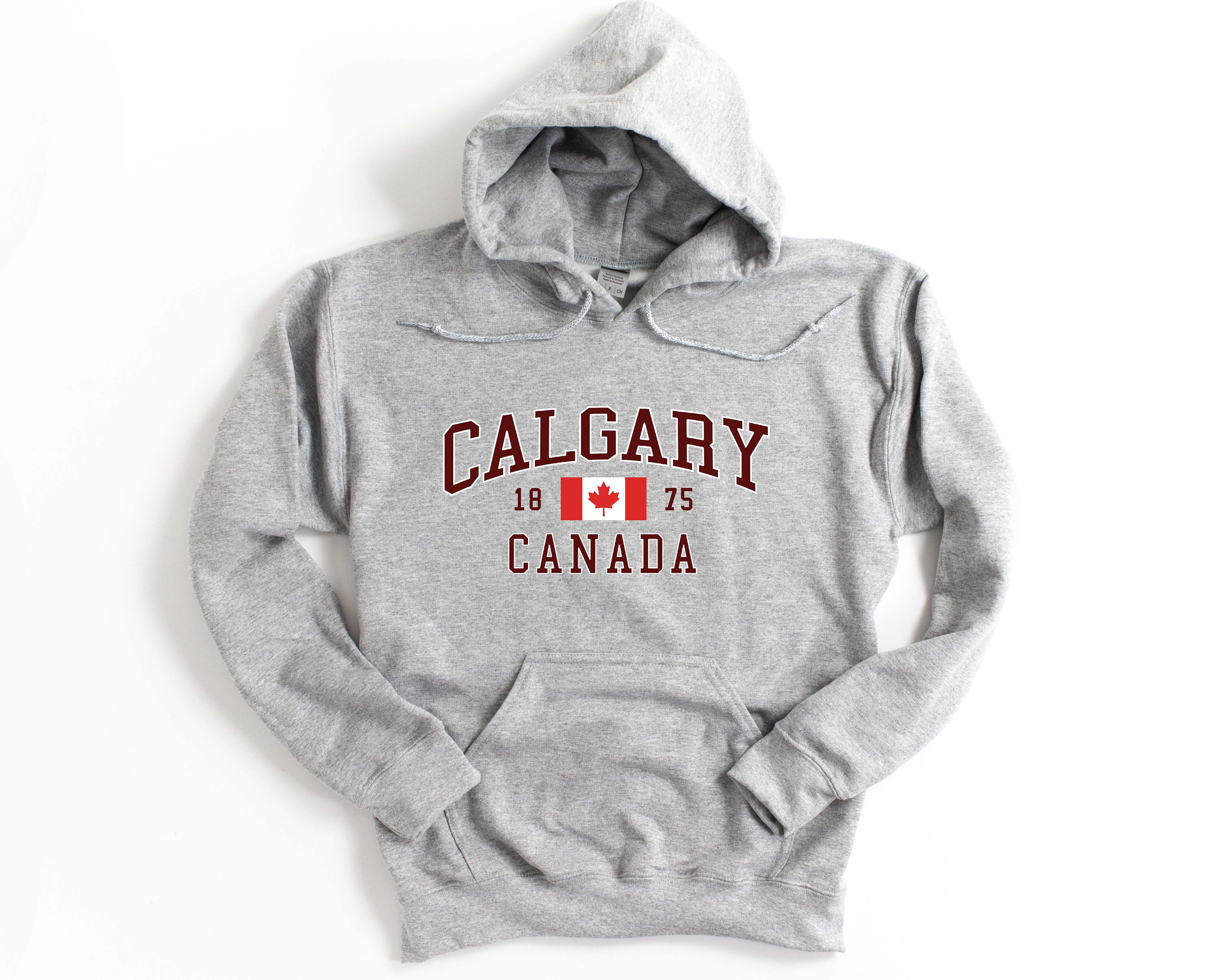 Calgary Canada Hooded Sweatshirt Unisex Calgary Hoodie Etsy