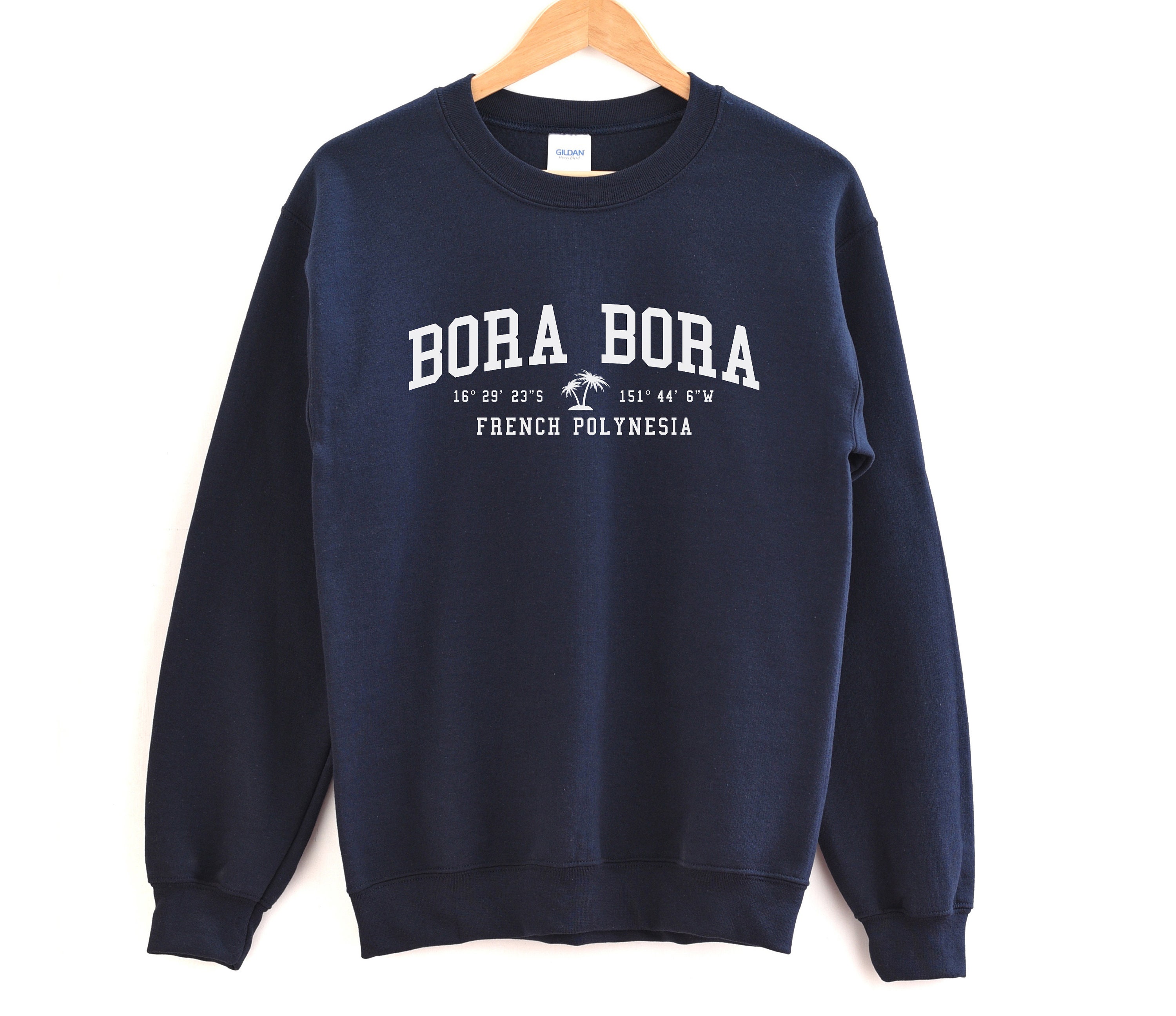 Bora Bora French Polynesia Crewneck Sweatshirt Bora Bora Crewneck - Etsy | Hoodies