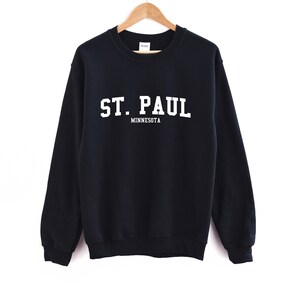 St. Paul Minnesota Sweatshirt / St. Paul Women&#39;s Crewneck Sweatshirt / Minnesota Men&#39;s Sweatshirt