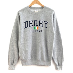 Derry Ireland Crewneck Sweatshirt Derry Crewneck