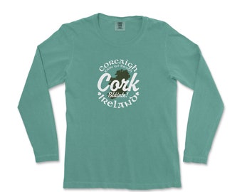 Cork Ireland Comfort Colors Long Sleeve Shirt