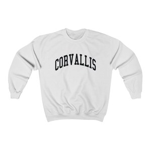 Cornvallis Oregon Collegiate Style Crewneck Sweatshirt Cornvallis Unisex Pullover