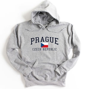 Prague Czech Republic Hooded Sweatshirt Unisex PragueHoodie