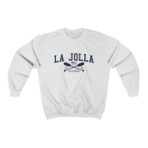 La Jolla California Unisex Pullover Sweatshirt La Jolla Crewneck
