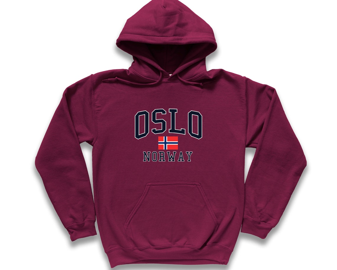 Oslo Norway Hooded Sweatshirt Unisex Oslo Hoodie Etsy Ireland