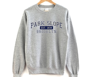Park Slope Brooklyn New York Crewneck Sweatshirt Park Slope Crewnecks