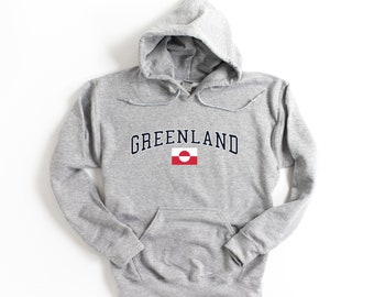 Greenland Hooded Sweatshirt Greenland Hoodie