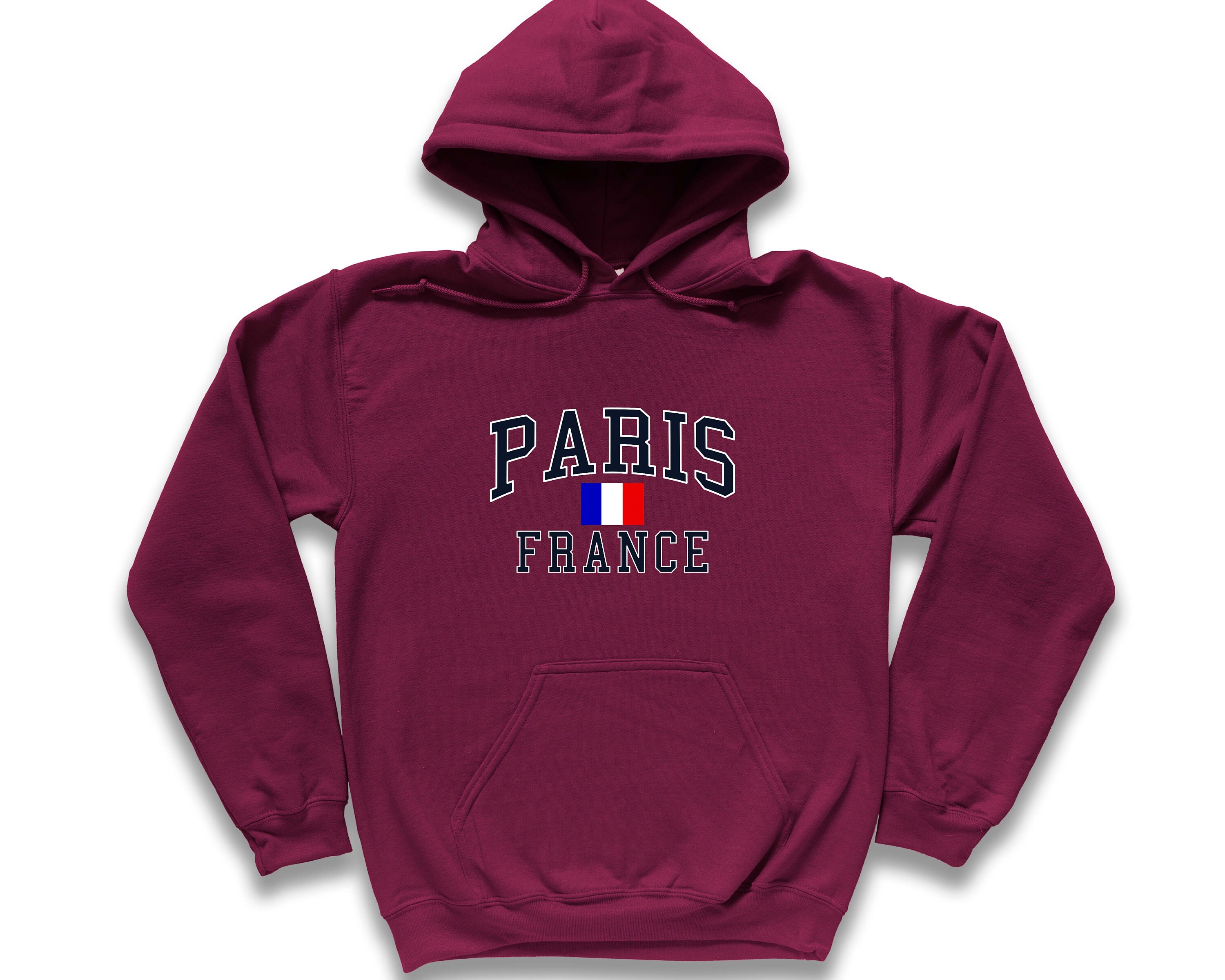 Paris France Hooded Sweatshirt Unisex Paris Hoodie Etsy UK