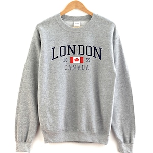 London Canada Sweatshirt Unisex  London Crewneck