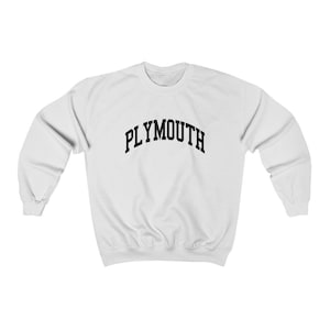 Plymouth Massachusetts Unisex Collegiate Plymouth Crewneck
