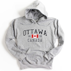 Ottawa Canada Hooded Sweatshirt Unisex Ottawa Hoodie