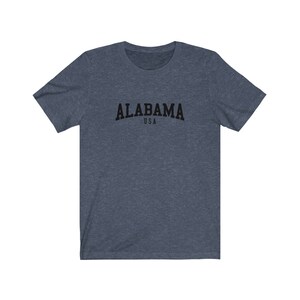 Alabama T-Shirt Retro Styled Unisex Alabama USA Shirt