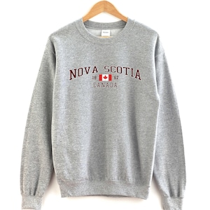 Nova Scotia Canada Sweatshirt Unisex  Nova Scotia Crewneck