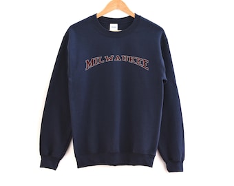 Milwaukee Wisconsin Sweatshirt  Unisex Milwaukee Crewneck