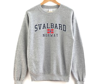 Svalbard Norway Crewneck Sweatshirt Svalbard Crewneck