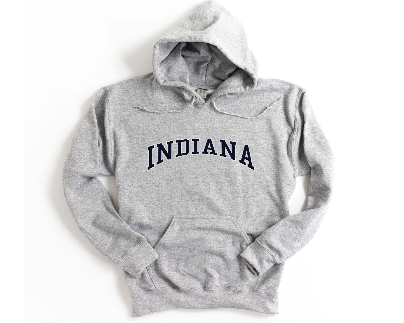 Indiana Hooded Sweatshirt Vintage Unisex Indiana Hoodie Etsy