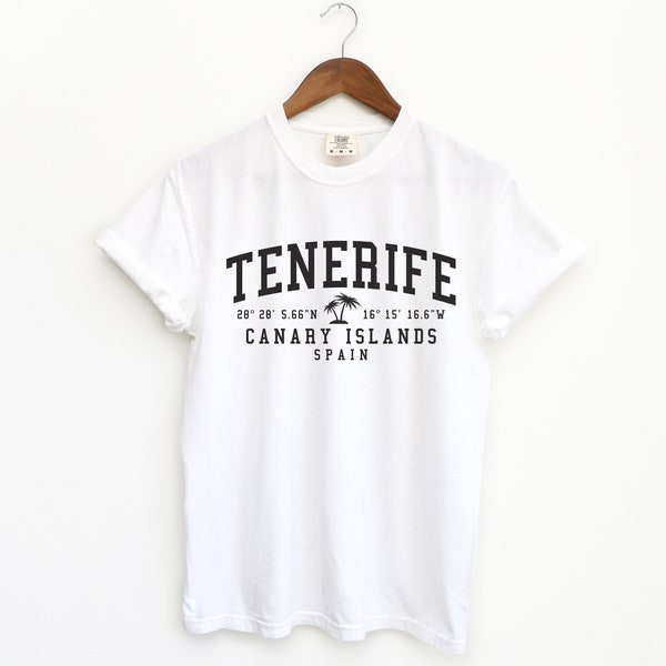 Tenerife Canary Islands Spain Comfort Colors T-Shirt Tenerife Shirt