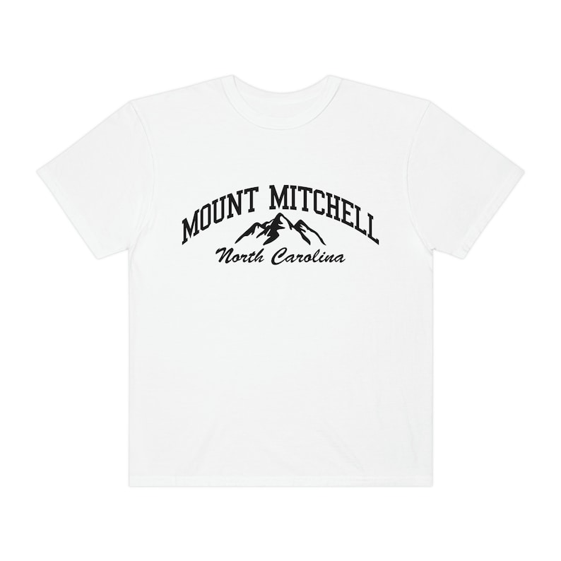 Mount Mitchell North Carolina Comfort Colors T-Shirt Mount Mitchell Shirt image 6