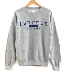 Lower East Side New York Crewneck Sweatshirt Lower East Side Crewneck