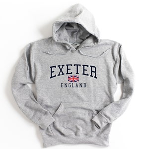 Exeter England Hooded Sweatshirt Exeter Hoodie